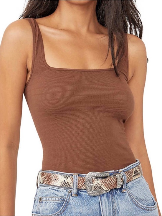Free People Tops - Free People square one seamless cami NWt